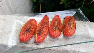 Basique  Tomates Confites à la Fleur de Sel [upl. by Gaudette]