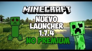 Instalar y jugar  Minecraft 174 No Premium Fácil [upl. by Gorski]