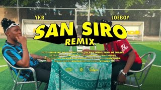 Joeboy Music  SAN SIRO ft YKB Music Video [upl. by Ahtelat]