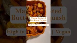 Maple Roasted Butternut Squash Recipe [upl. by Llerraj]