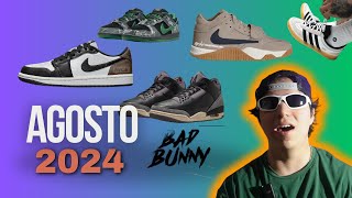 Los MEJORES lanzamientos de SNEAKERS en AGOSTO 2024  SE VIENE CON TODO [upl. by Arriaet661]