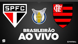 SÃO PAULO X FLAMENGO AO VIVO AO VIVO COM IMAGEM JOGO DE HOJE ASSISTA AGORA PES 2021 [upl. by Ycart289]