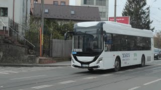 Ikarus 120e City Pioneer in teste la Iasi [upl. by Alius]