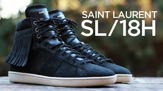 Closer Look Saint Laurent SL18H  Black [upl. by Lesko591]