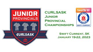 Josh Bryden vs Logan Ede  FINAL  CURLSASK Junior Mens Provincials [upl. by Assetak]