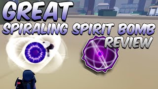 Great Spiralling Spirit Bomb Subjutsu Review  Shindo Life [upl. by Rebmac]