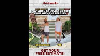 Brickworks Property Restoration shorts brickworks walkway concrete steps tgifridays [upl. by Rollecnahc802]