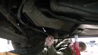 How To  Fiat Scudo Rear subframe Mounting repair  bolts [upl. by Bremser]