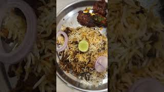 Mutton keema biryani with fish and prawns 🍤 fry todays dinner [upl. by Noivart100]