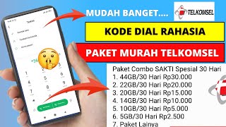 Baru  Cara Daftar Paket Internet Telkomsel Murah Bulanan  Kode Dial Kuota Telkomsel Terbaru [upl. by Ssidnac717]