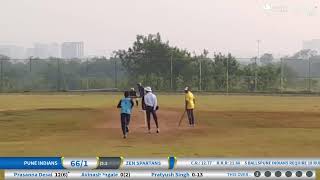 Live Cricket Match  Zen Spartans vs Pune Indians  20Nov24 0347 PM 8 overs  Winter Cricket Tour [upl. by Aihsetel]