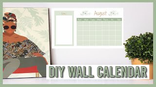 DIY Wall Calendar  Easy Canva Tutorial [upl. by Chicky447]