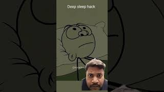 Deep sleep hack 😂😅 funny animation viralshorts [upl. by Toombs318]