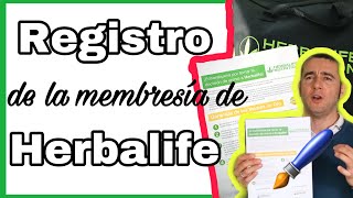 Proceso para registrar online en línea a una persona nueva como distribuidor de Herbalife Nutrition [upl. by Rupert]