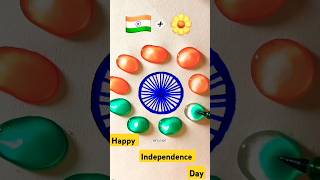 Happy independence day 🇮🇳 tringa flag india indian flowers clayart shortsfeed deshbhakti [upl. by Mooney44]