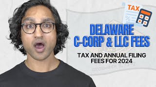 Delaware CCorp and LLC Fees [upl. by Neel464]