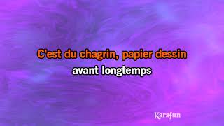 Karaoké Les ptits papiers  Régine [upl. by Beekman357]