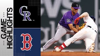 Rockies vs Red Sox Game Highlights 61223  MLB Highlights [upl. by Esir]