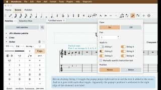 MuseScores Capo Popup [upl. by Annahsor785]