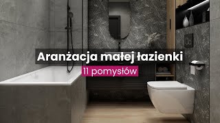 Aranżacja małej łazienki  11 pomysłów [upl. by Letizia]