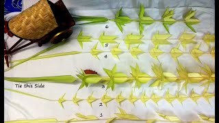 6 Types of Coconut leaf Toran  Hangings making to make your decorations easy [upl. by Genesia]