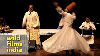 Mawlawiyah group of Egypt performs Sufi songs in India [upl. by Lettig587]