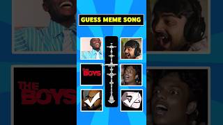 Can you Guess the Meme Song 🎵  Part 5 shorts memes guess quiz [upl. by Ajnos787]