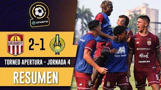 Carabobo suma los tres puntos  Carabobo Vs Angostura  LigaCFMoto  Jornada 4  LigaFUTVE [upl. by Korff]