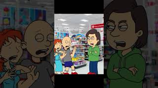 Classic Caillou And Rosie Misbehaves At Targert Grounded Clip [upl. by Walrath268]