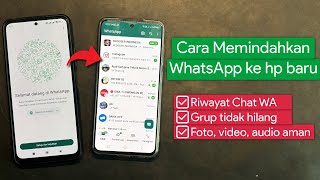 Cara Memindahkan WhatsApp ke Hp baru Beserta semua Chat [upl. by Nyladnewg]