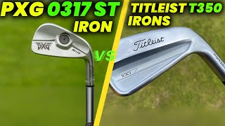 PXG 0317 ST Iron VS Titleist T350 Irons Review and Comparison [upl. by Sam139]