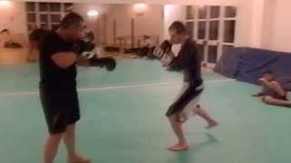 Sparring mma Palestra Sparta Terni [upl. by Anaeli]