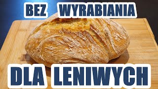 Najprostszy chleb dla leniwych za 2 PLN BEZ WYRABIANIA  przepis na domowy chleb na drożdżach [upl. by Ileek561]