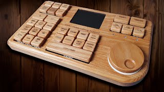 OpenSource Wooden KeyboardMacropad DIY Your Way to Productivity [upl. by Yblek137]