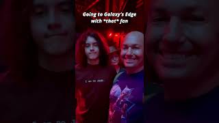 Going to Galaxy’s Edge with that fan starwars starwarsfan galaxysedge disneyland [upl. by Austreng]