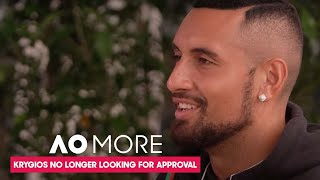 Nick Kyrgios Says he has Nothing to Prove  AO More [upl. by Roosnam]