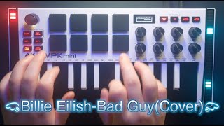 Billie Eilish  Bad Guy  CoverAkai MPK mini [upl. by Rafe]