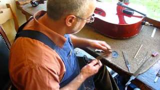 Watch Luthier Andy Fein Cutting amp Fitting a Cello Bridge [upl. by Borroff]