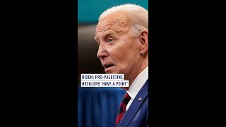 Biden ProPalestine hecklers ‘have a point’ [upl. by Todd]