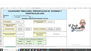 🚨DESCARGA NUESTRO CALENDARIO TRIBUTARIO 2024 AUTOMATIZADO [upl. by Asertal]