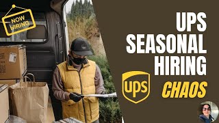 UPS Seasonal Hiring Chaos  Personal Vehicle Driver Edition PVD [upl. by Biddle]