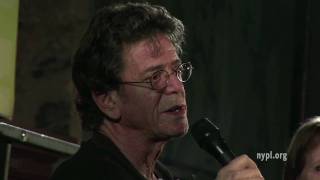 Lou Reed  LIVE from the NYPL [upl. by Ennaesor232]