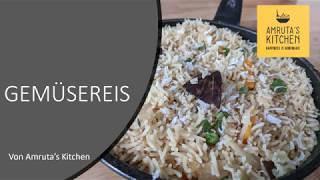 GEMÜSEREIS  DER INDISCHE REIS PULAO MIT DEN GEMÜSEEN [upl. by Eneleahs]