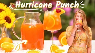 Hurricane RUM Punch  Large Batch Party Pitcher  How To Make Recipe [upl. by Nitsuga]