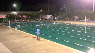 Campeonato Angolano de natação  piscina 50 m Alvalade 2014 [upl. by Datha]