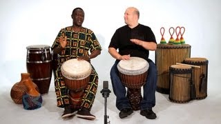 Beginner Djembe Drum Solos  African Drums [upl. by Chiou]