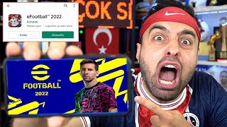 EFOOTBALL 2022 MOBİLE ÇIKTIII  PLAYSTATİON 5 DEN DAHA GÜZEL  EFSANE OYUN  PES 22 MOBİLE [upl. by Crifasi]