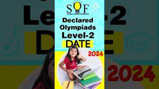 SOF Level 2 exam 20232024 date declaredieo imo nso shorts chroniclesofgyan [upl. by Lubin]