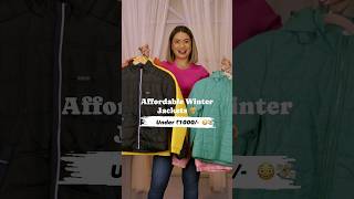 Affordable Winter Jackets Under 1000  Puffer Jackets For Women  Winter Wear Haul  Myntra shorts [upl. by Oiraved536]