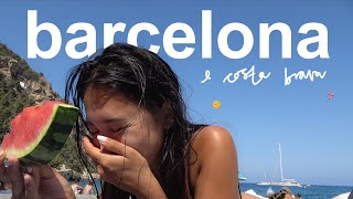 my first time in barcelona amp costa brava  VLOG [upl. by Atlee]